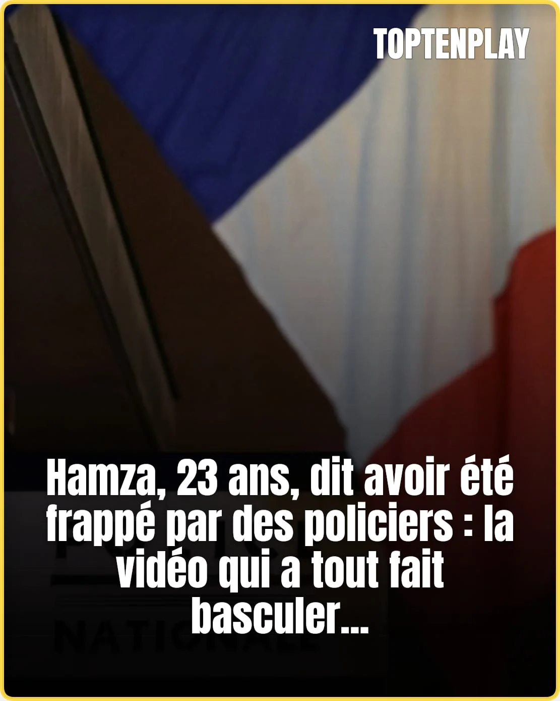 Hamza accuse des policiers : une vidéo contredit leur version