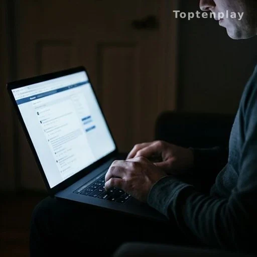 Personne partageant un témoignage sur un forum en ligne