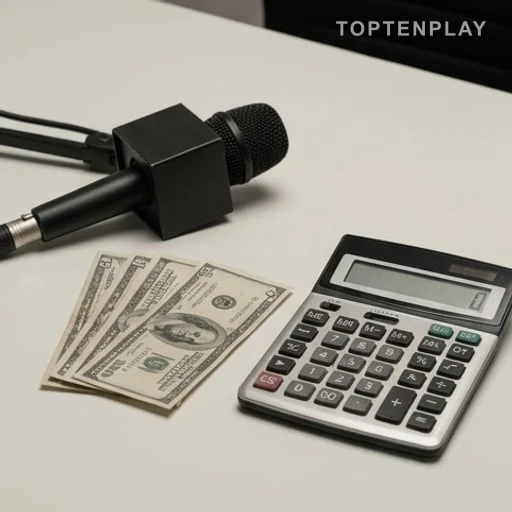 Microphone et billets anonymes évoquant une question de rémunération