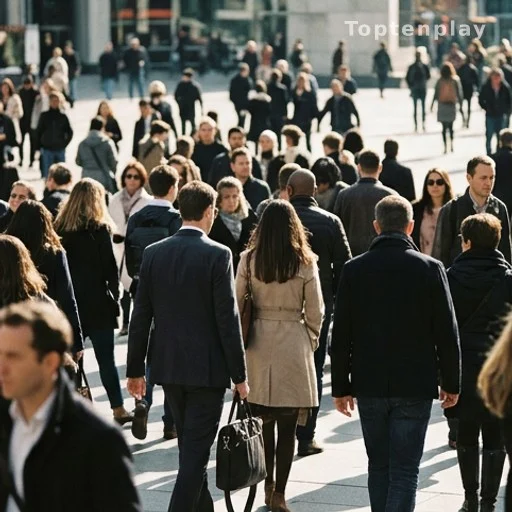 Foule anonyme en milieu urbain illustrant la prévalence méconnue des troubles de la personnalité