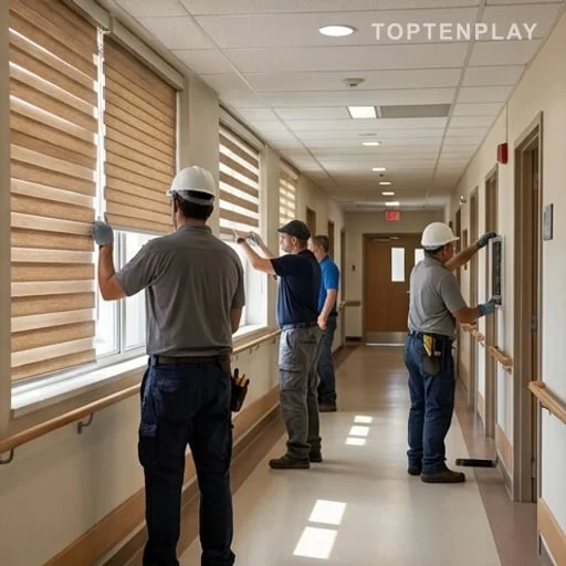 Travaux de performance énergétique dans un EHPAD