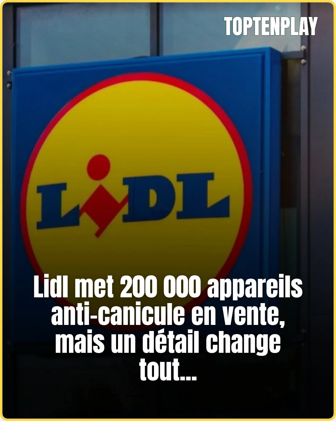 Lidl : 200 000 appareils anti-canicule, stocks serrés
