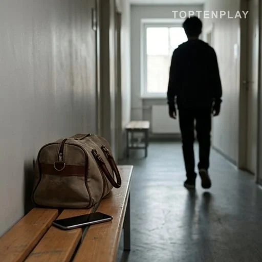 Sac et téléphone dans un foyer pour mineurs