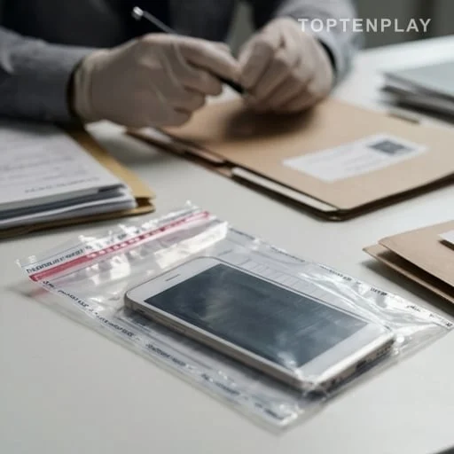 Téléphone sous scellés dans une enquête de justice