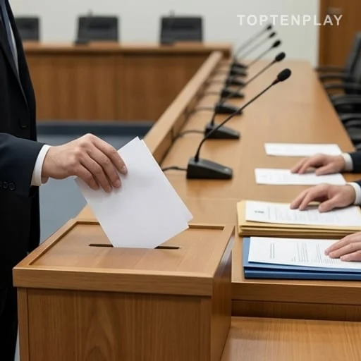 Bulletins vierges et micros pour un débat de justice