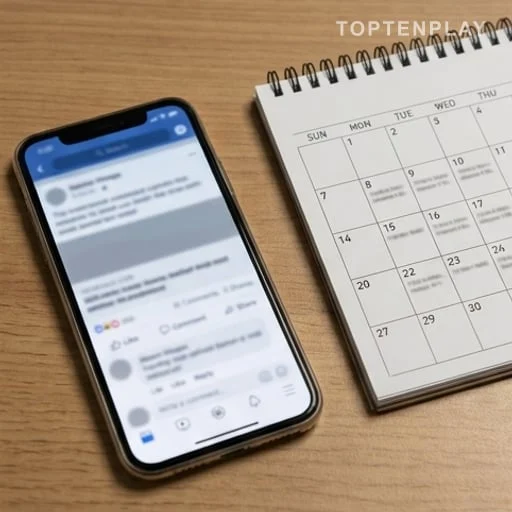 Téléphone et calendrier rappelant la publication de septembre 2020