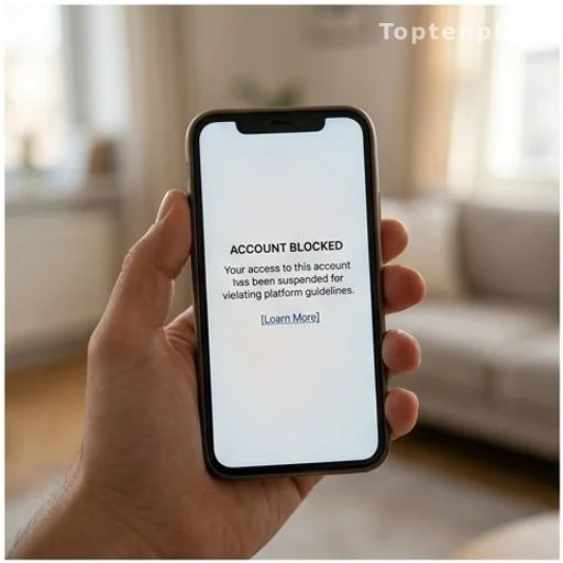 Notification de compte bloqué sur un réseau social, harcèlement numérique