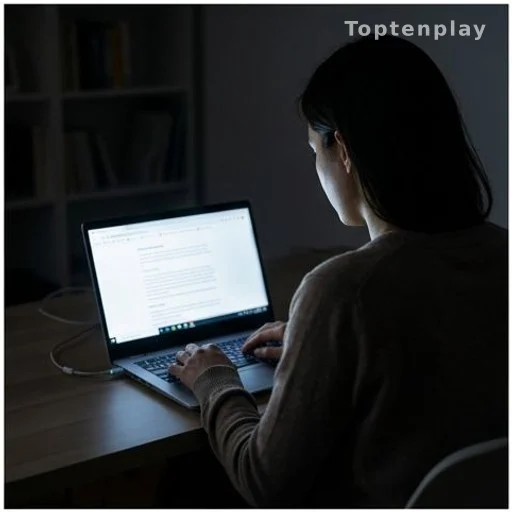 Personne seule face à un écran, harcèlement en ligne et menaces numériques
