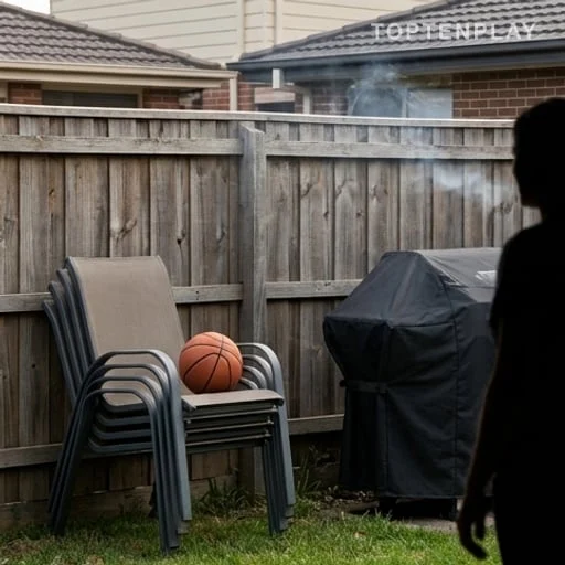 Ballon, chaises et barbecue au centre du conflit