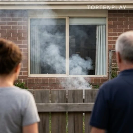 Fumée près d’une fenêtre et trouble de voisinage