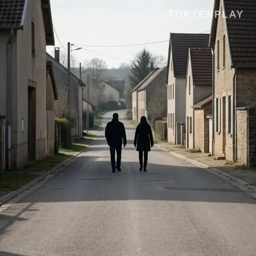 Rue villageoise belge, sécurité et disparition signalée