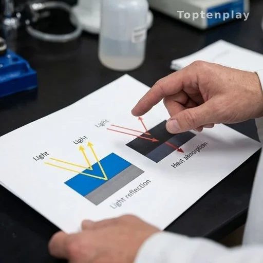 Schéma scientifique illustrant le phénomène d'albédo et la réflexion de la lumière