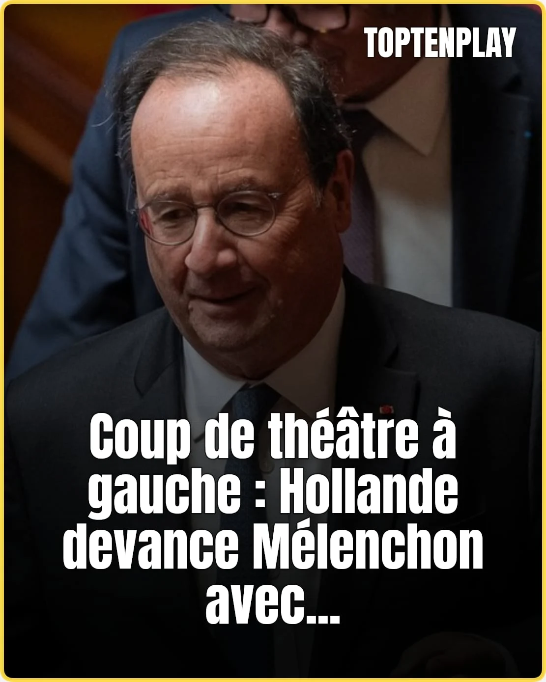 Présidentielle 2027: Hollande en tête à gauche avec 46 %