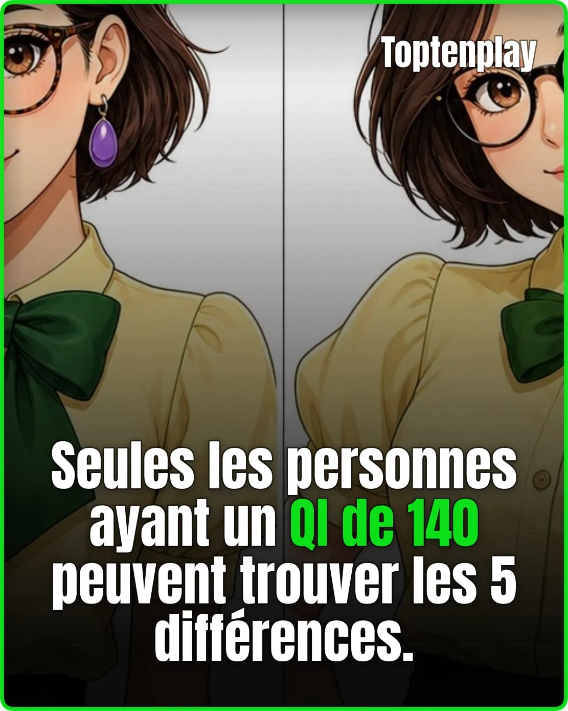 Puzzles &lsquo;spot the difference&rsquo;: la méthode pour tout trouver