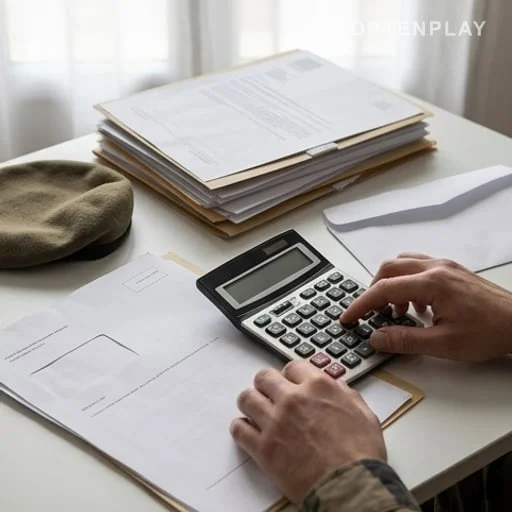 Calcul d’une pension militaire avec documents et calculatrice