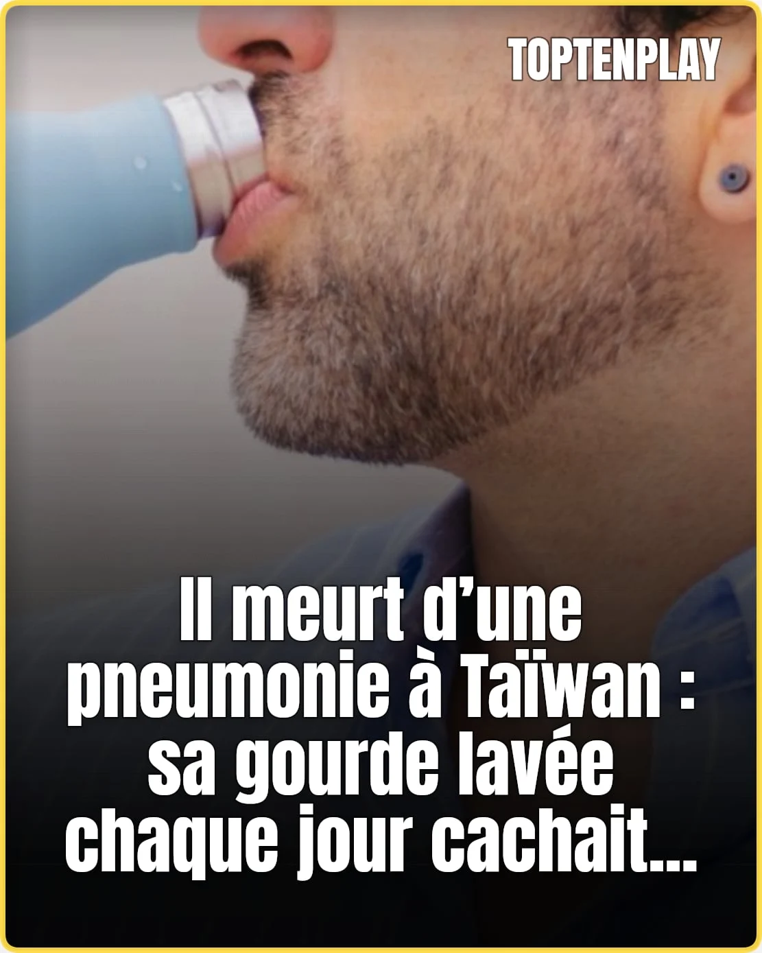 Sa gourde lavée chaque jour l’aurait intoxiqué au plomb