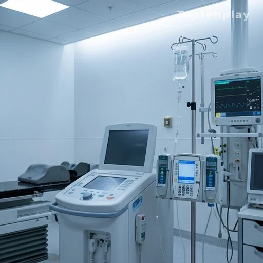 Équipement médical dans un service d'oncologie, traitement cancer du sang