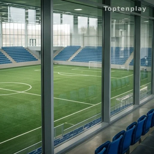 Complexe sportif avec terrain de football, infrastructure familiale Zidane