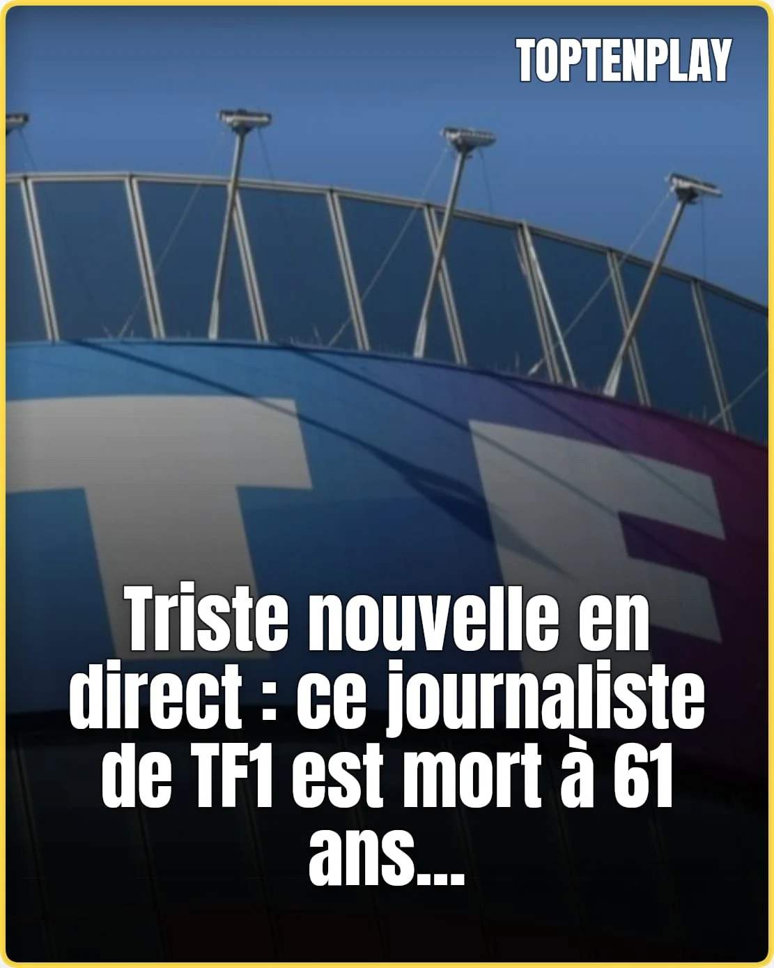 Thierry Valtat, le reporter de TF1 salué en direct