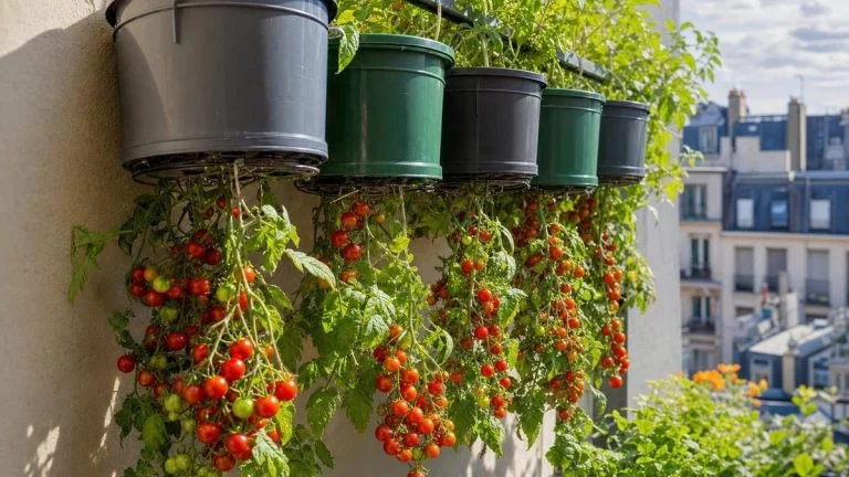 Tomates à l’envers: le bon plan balcon a ses limites