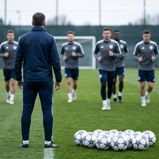 Bleus anonymes reprenant l’entraînement avant la Ligue des nations