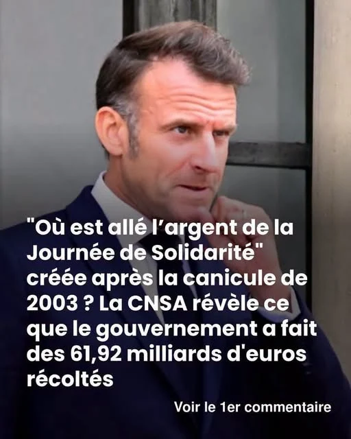 62 milliards d&rsquo;euros collectés: où va l&rsquo;argent de la Journée de solidarité?