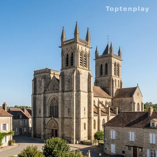 Collégiale Saint-Pierre du XIVe siècle à La Romieu, inscrite à l'UNESCO