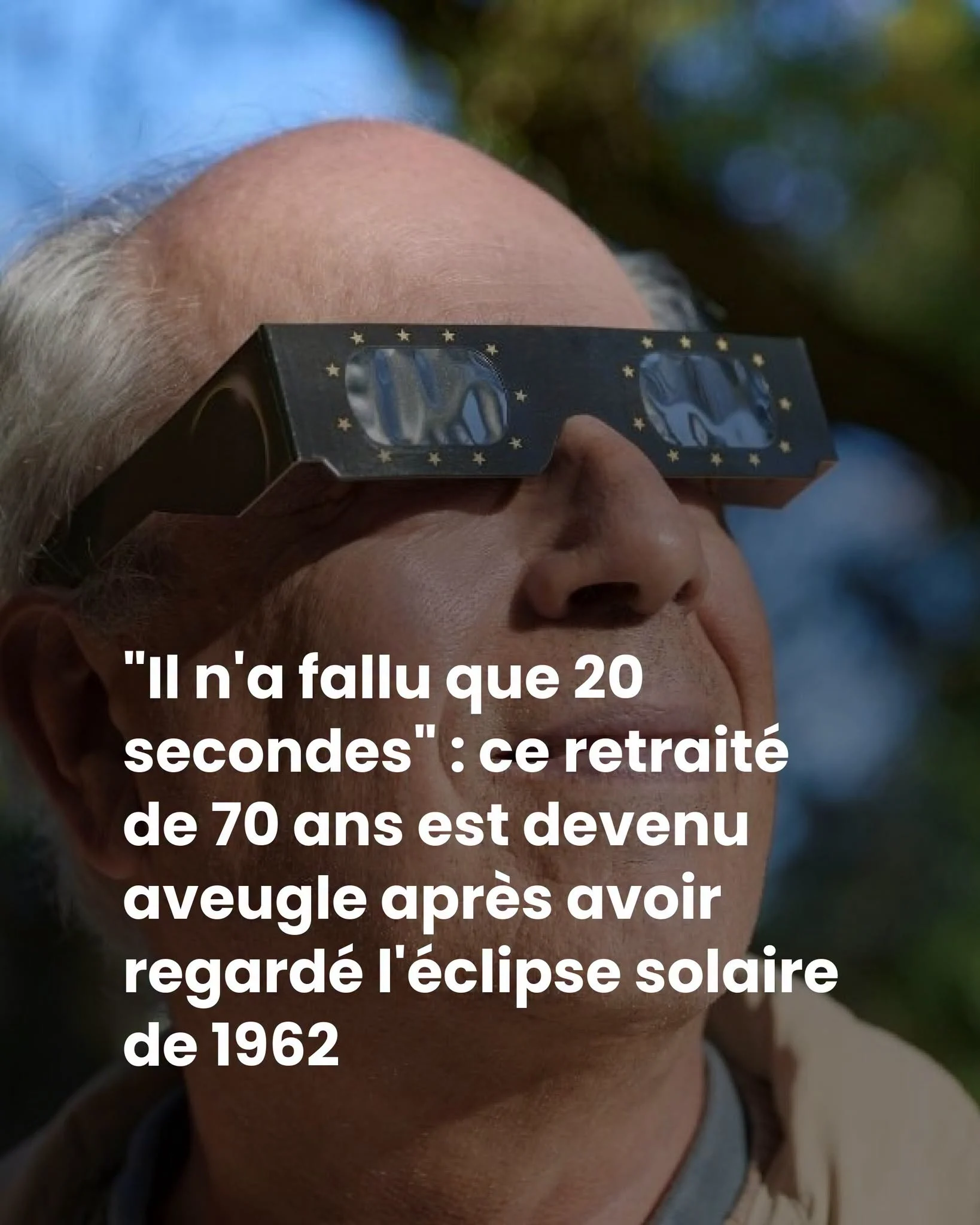 Aveugle après 20 secondes: le témoignage glaçant d&rsquo;un retraité