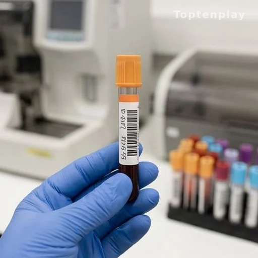 Tube de prise de sang pour analyse en laboratoire médical
