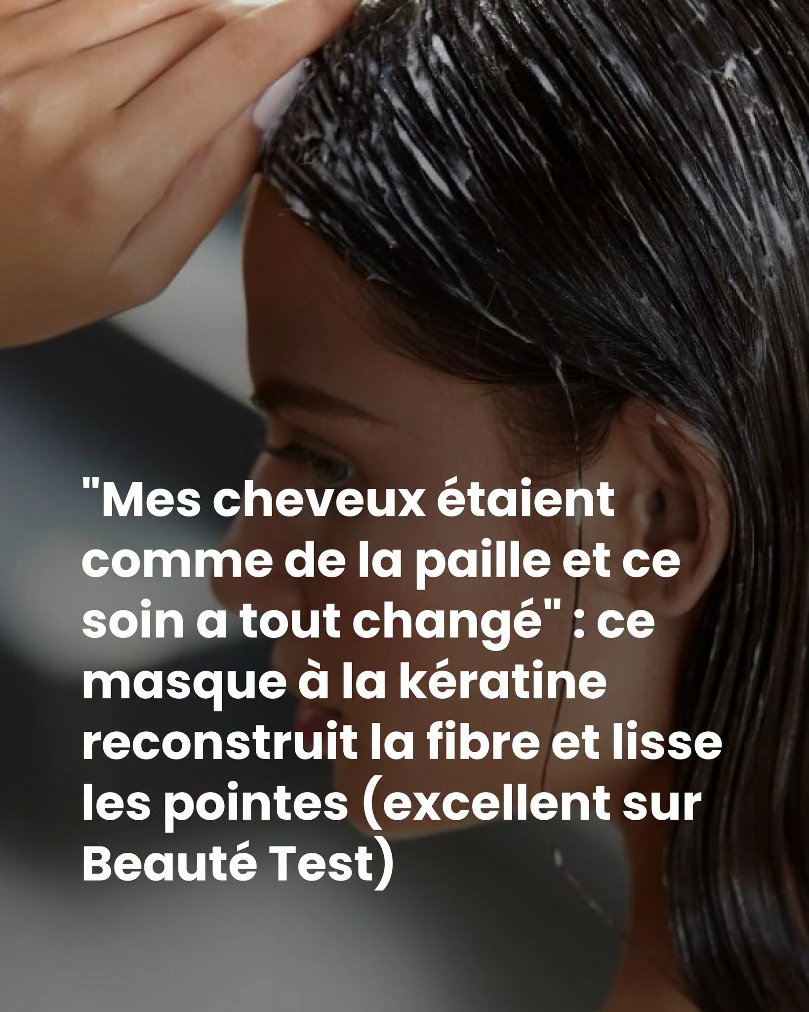 Ce masque L&rsquo;Oréal reconstruit la fibre et lisse les pointes abîmées