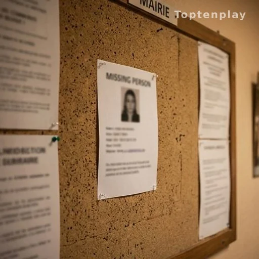Avis de recherche affiché sur un panneau communal en France