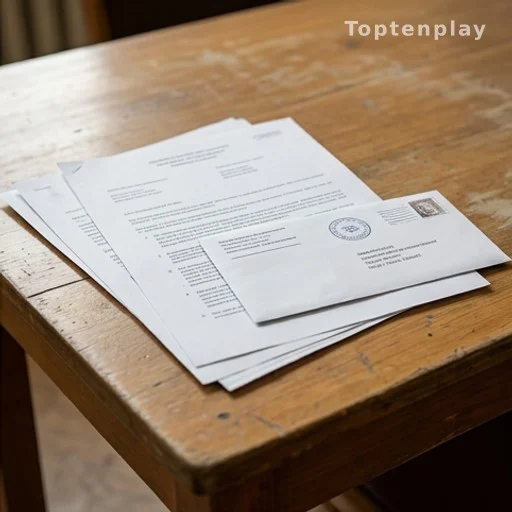 Documents administratifs officiels sur une table, procédure de séjour
