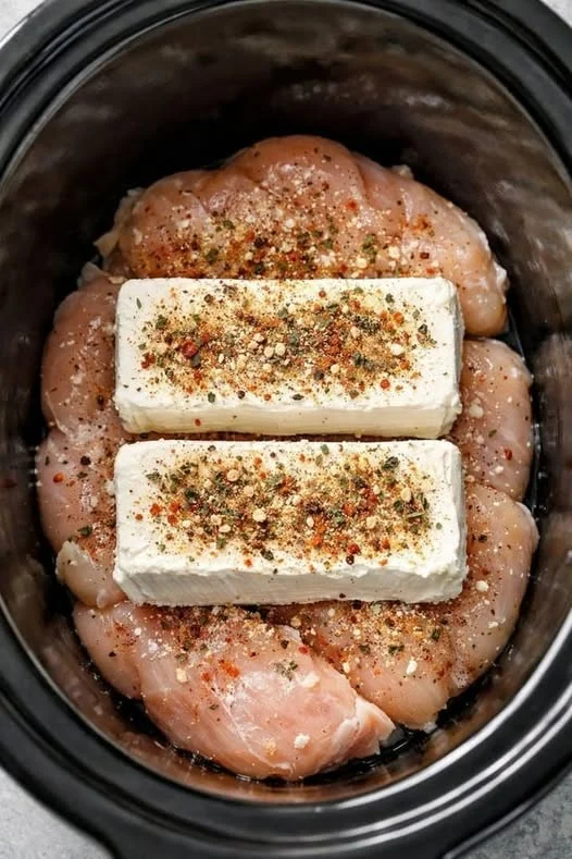 Poulet crémeux en mijoteuse: seulement 3 ingrédients suffisent