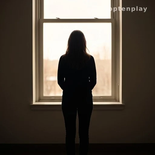 Silhouette féminine de dos près d'une fenêtre lumineuse, illustrant un nouveau départ