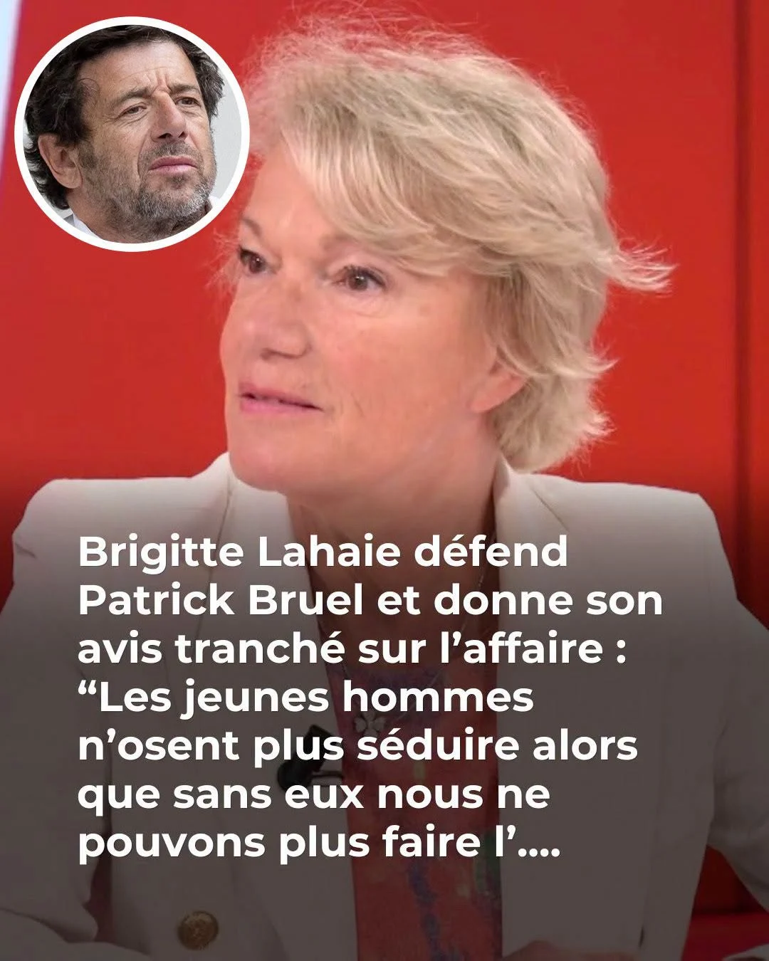 Affaire Bruel: Brigitte Lahaie défend la présomption d&rsquo;innocence