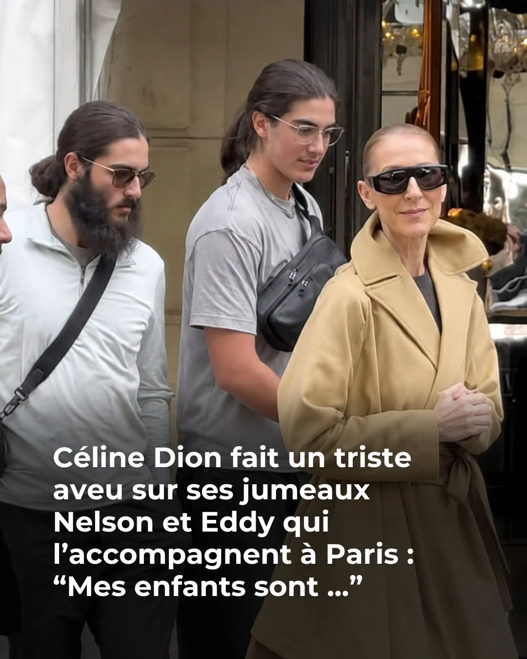 Céline Dion à Paris avec ses jumeaux: «Mes enfants sont ma plus grande richesse»