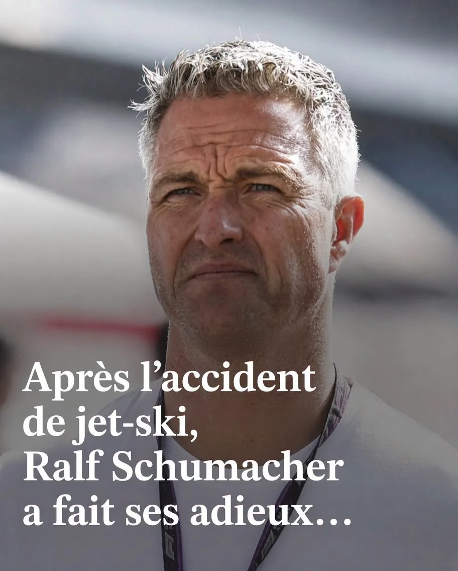 Ralf Schumacher opéré après un accident de jet-ski en direct sur RTL